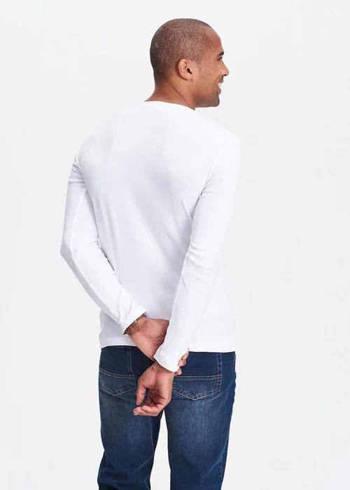 Cotton Traders White Long Sleeve Crew Neck Base Layer - L Image 2