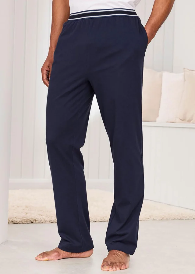 Cotton Traders Multi 2 Pack Cotton Rich PJ Bottoms