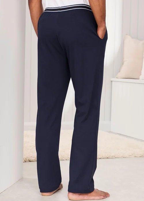 Cotton Traders Multi 2 Pack Cotton Rich PJ Bottoms - Extra Large Image 3