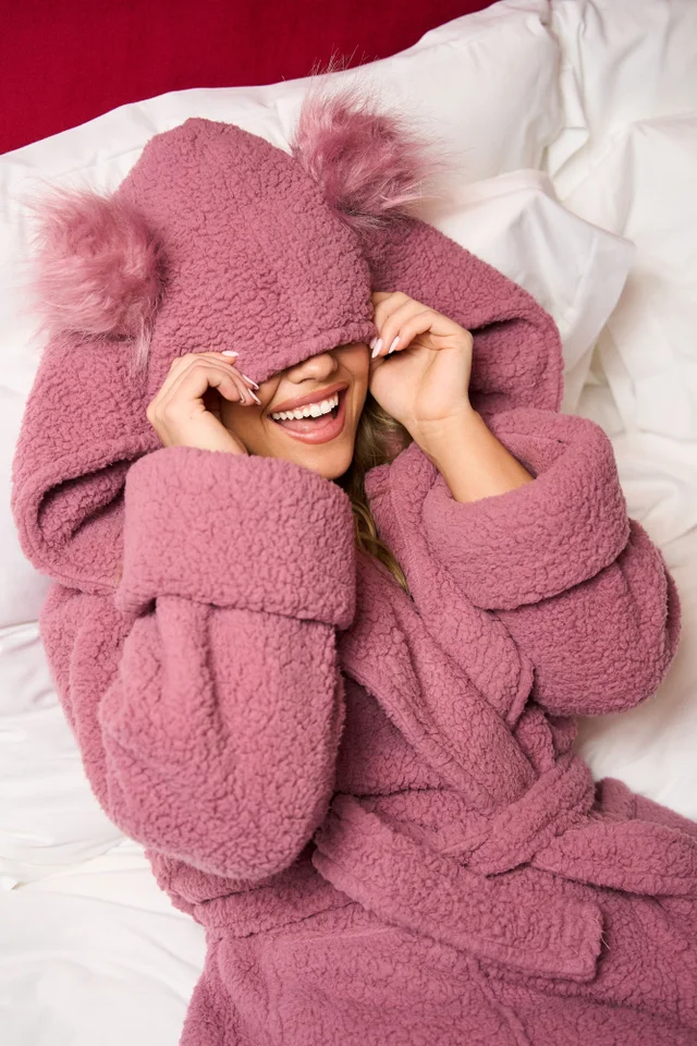 JimJam Pink Novelty Lambi Robe