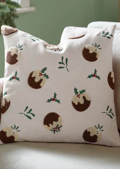 Furn Puddings Tufted Velvet Multi Cushion - 45cm x 45cm Image 1