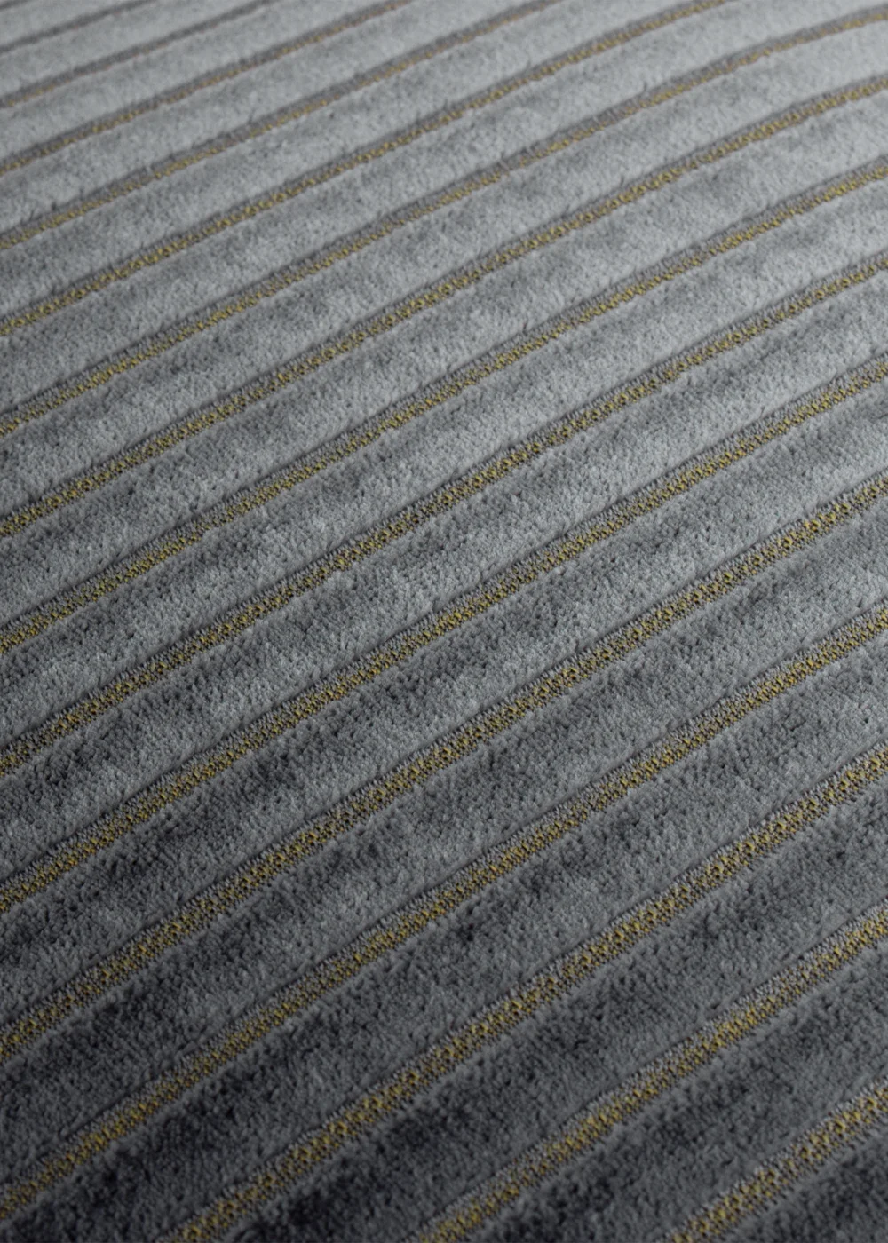 Paoletti Savoy Stripe Velvet Charcoal Cushion - 50cm x 50cm Image 4