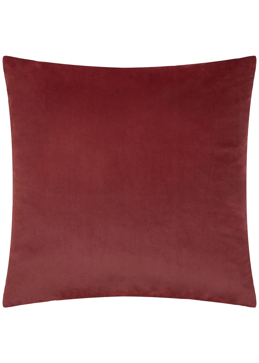 Paoletti Savoy Stripe Velvet Burgundy Cushion - 50cm x 50cm Image 2