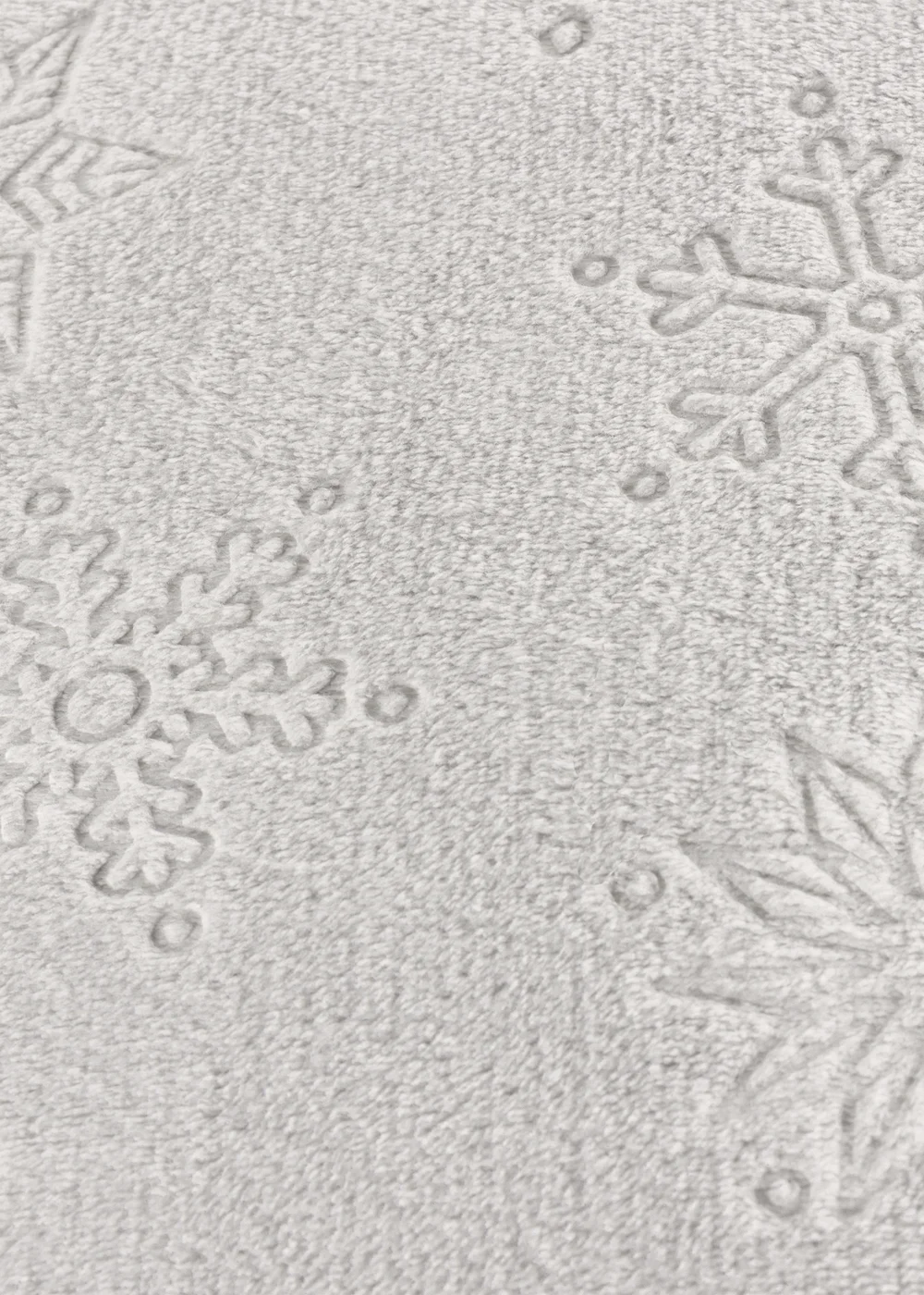 Furn Snowflakes Embossed Grey Cushion - 50cm x 50cm Image 4