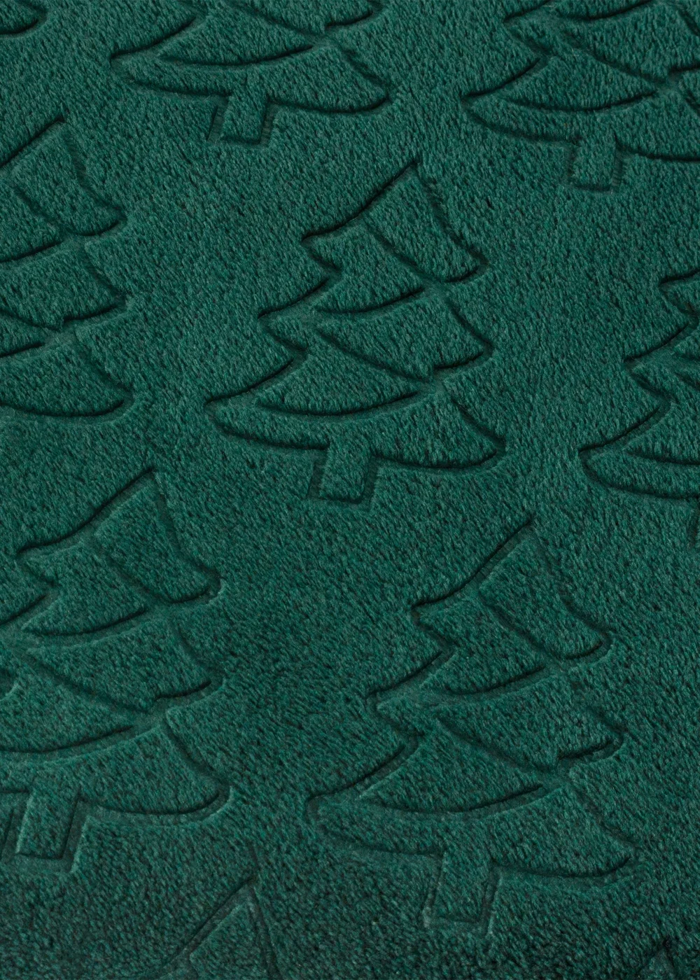 Furn Festive Trees Fleece Emerald Throw - 140cm x 180cm Image 4