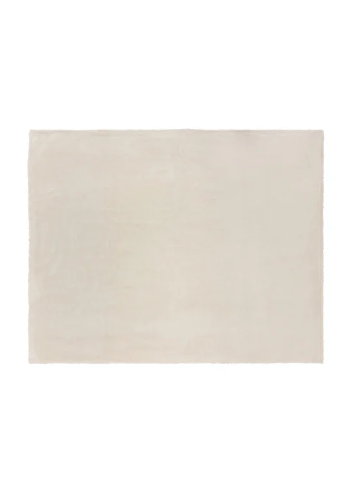 Furn Forest Festivities Faux Fur Natural Throw - 130 x 180cm Image 4