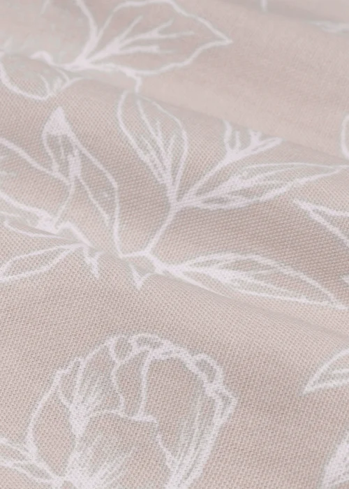 Wylder Nature Bella Floral Lined Natural Eyelet Curtain Pair - 46W X 54D (117x137cm Image 6