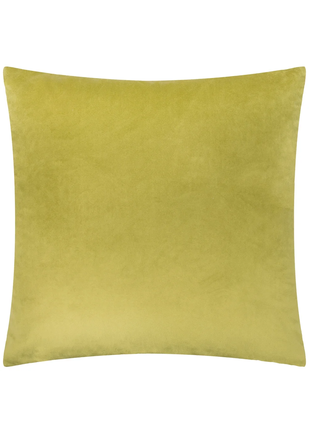 Paoletti Evoke Cut Velvet Olive Cushion - 55 x 55cm Image 2