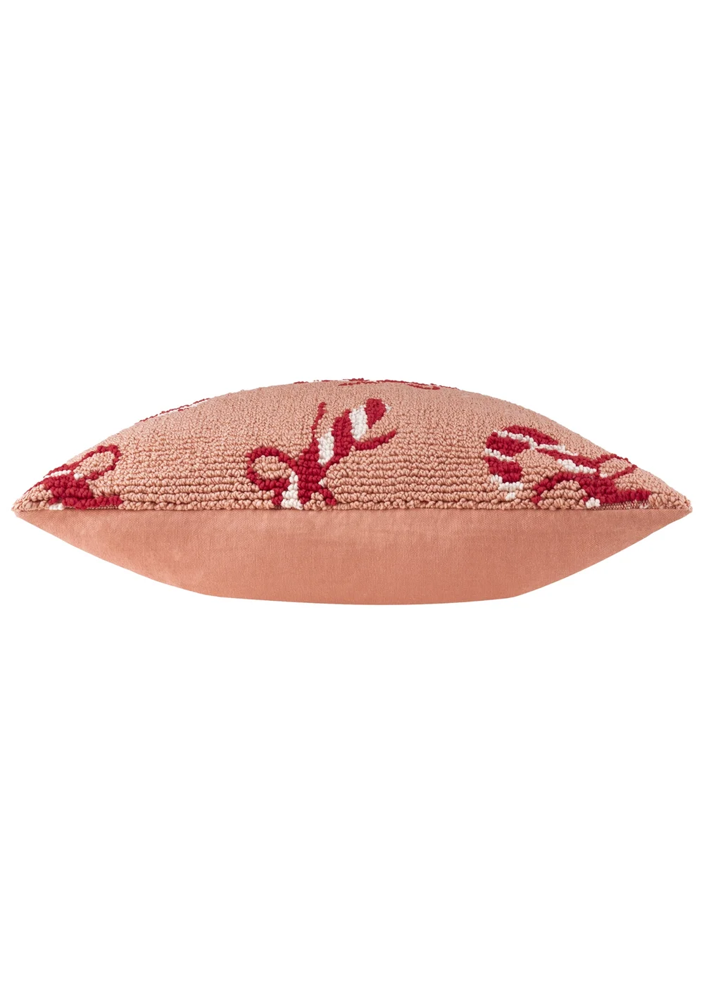 Furn Candy Canes Tufted Pink/Red Cushion - 45cm x 45cm Image 4