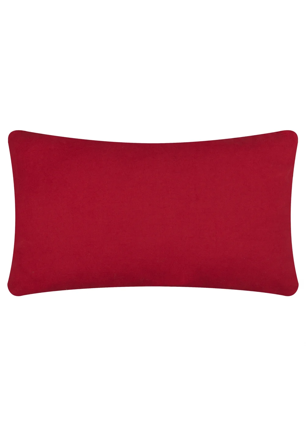 Furn Candy Merry Christmas Tufted Red/White Cushion - 30 x 50cm Image 3