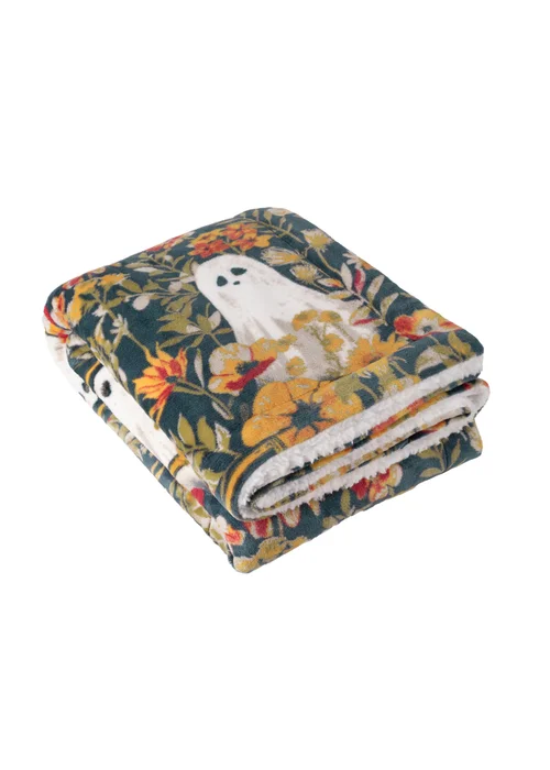 Furn Bootanical Sherpa Fleece Multicolour Throw - 130 x 180cm Image 2