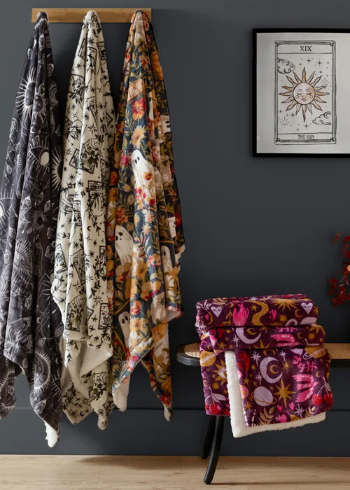 Furn Bootanical Sherpa Fleece Multicolour Throw - 130 x 180cm Image 6