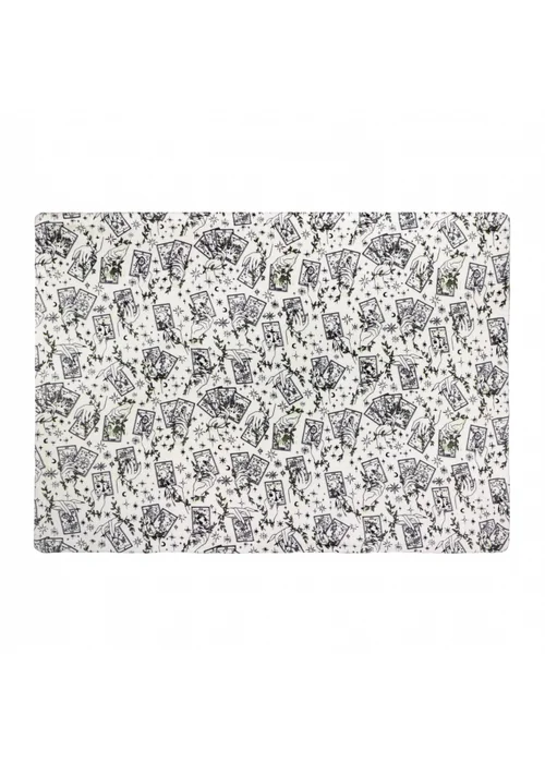 Furn Celestial Stories Printed Sherpa Fleece Green Throw - 130 x 180cm Image 3