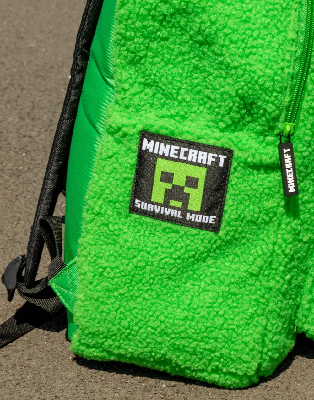 Vanilla Underground Minecraft Kids Green Logo Backpack - One Size Image 3
