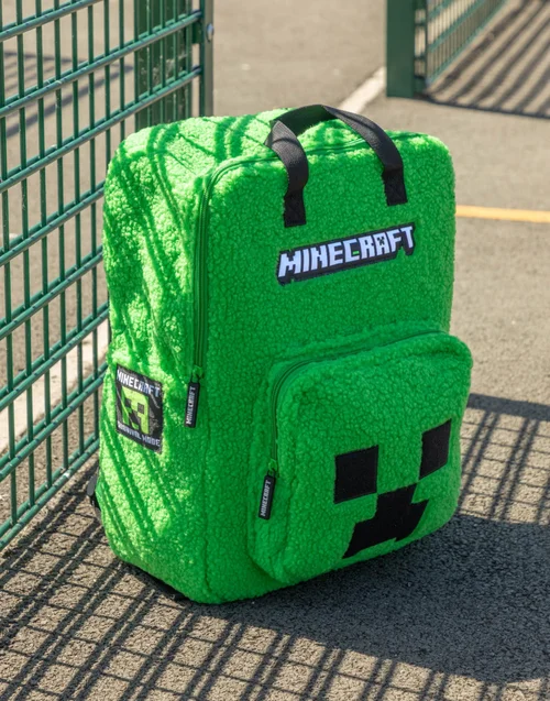 Vanilla Underground Minecraft Kids Green Logo Backpack - One Size Image 2