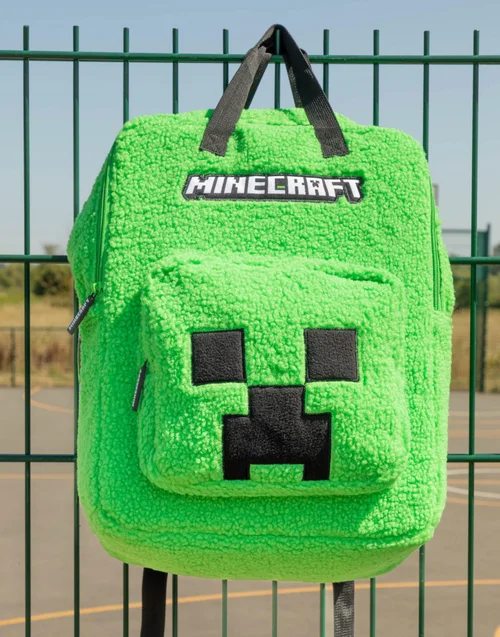 Vanilla Underground Minecraft Kids Green Logo Backpack - One Size Image 1