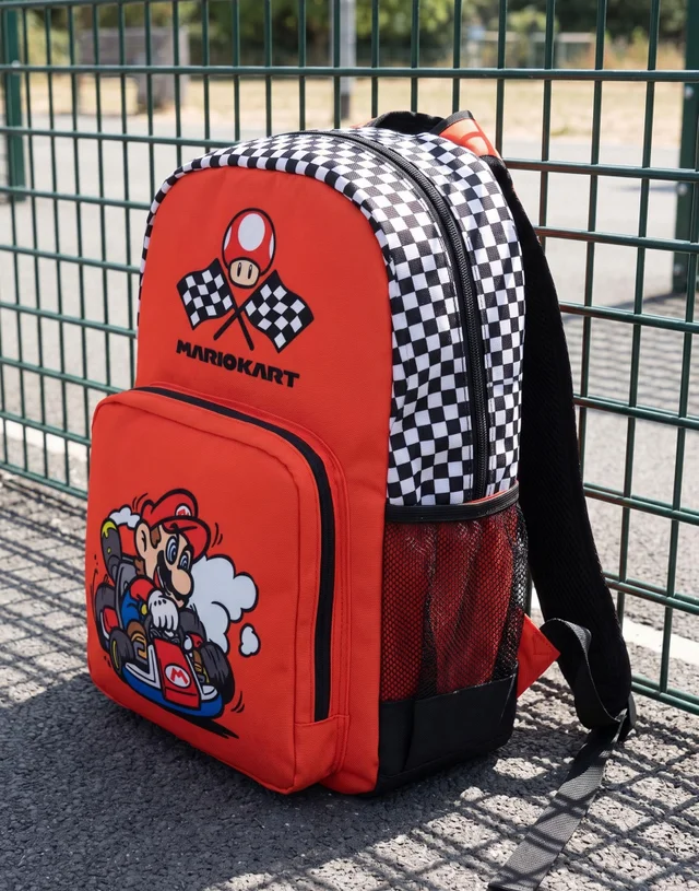 Vanilla Underground Nintendo Kids Red Mario Backpack