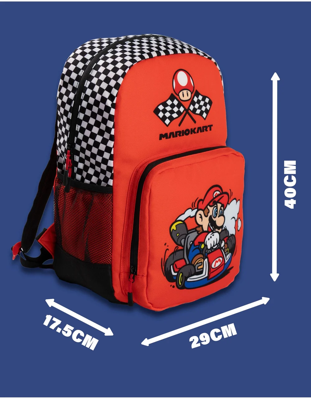 Vanilla Underground Nintendo Kids Red Mario Backpack - One Size Image 6