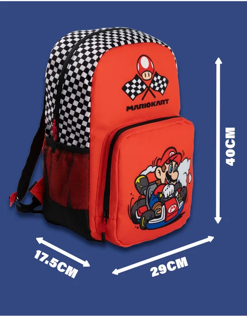 Vanilla Underground Nintendo Kids Red Mario Backpack - One Size Image 6