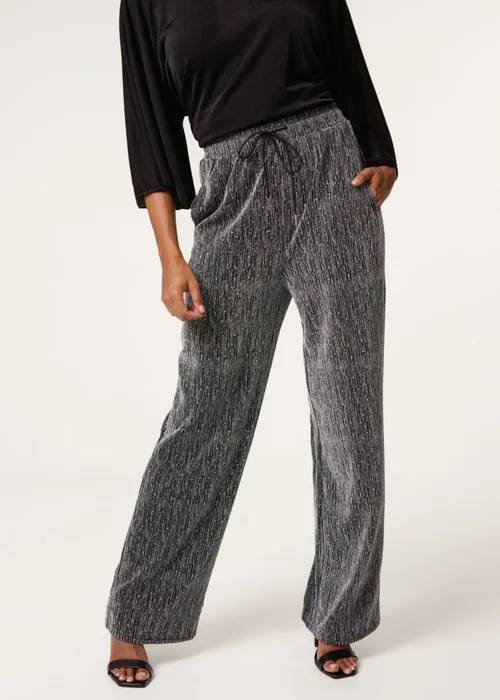 Blue Vanilla Silver Rhinestone Detailed Trousers - S/M Image 2