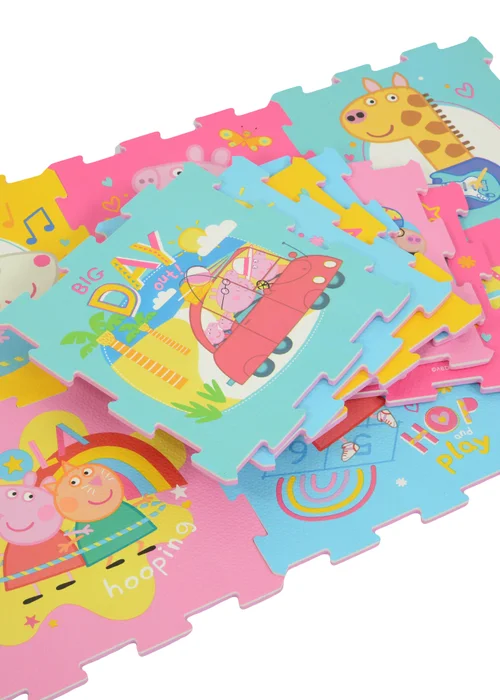 Peppa Pig 12 Piece EVA Play Mat - One Size Image 5