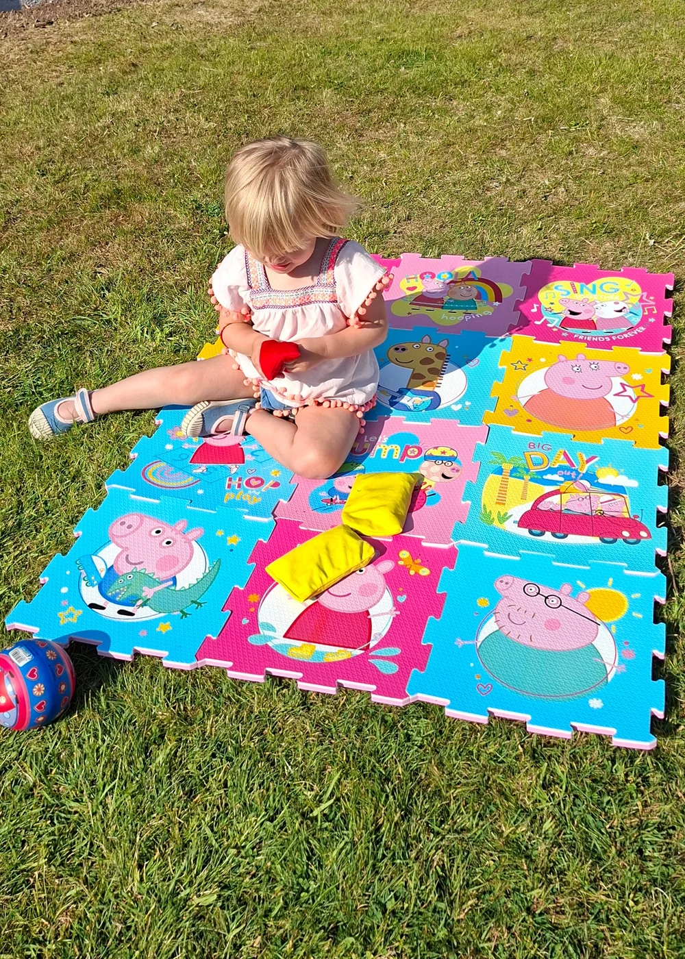 Peppa Pig 12 Piece EVA Play Mat - One Size Image 2