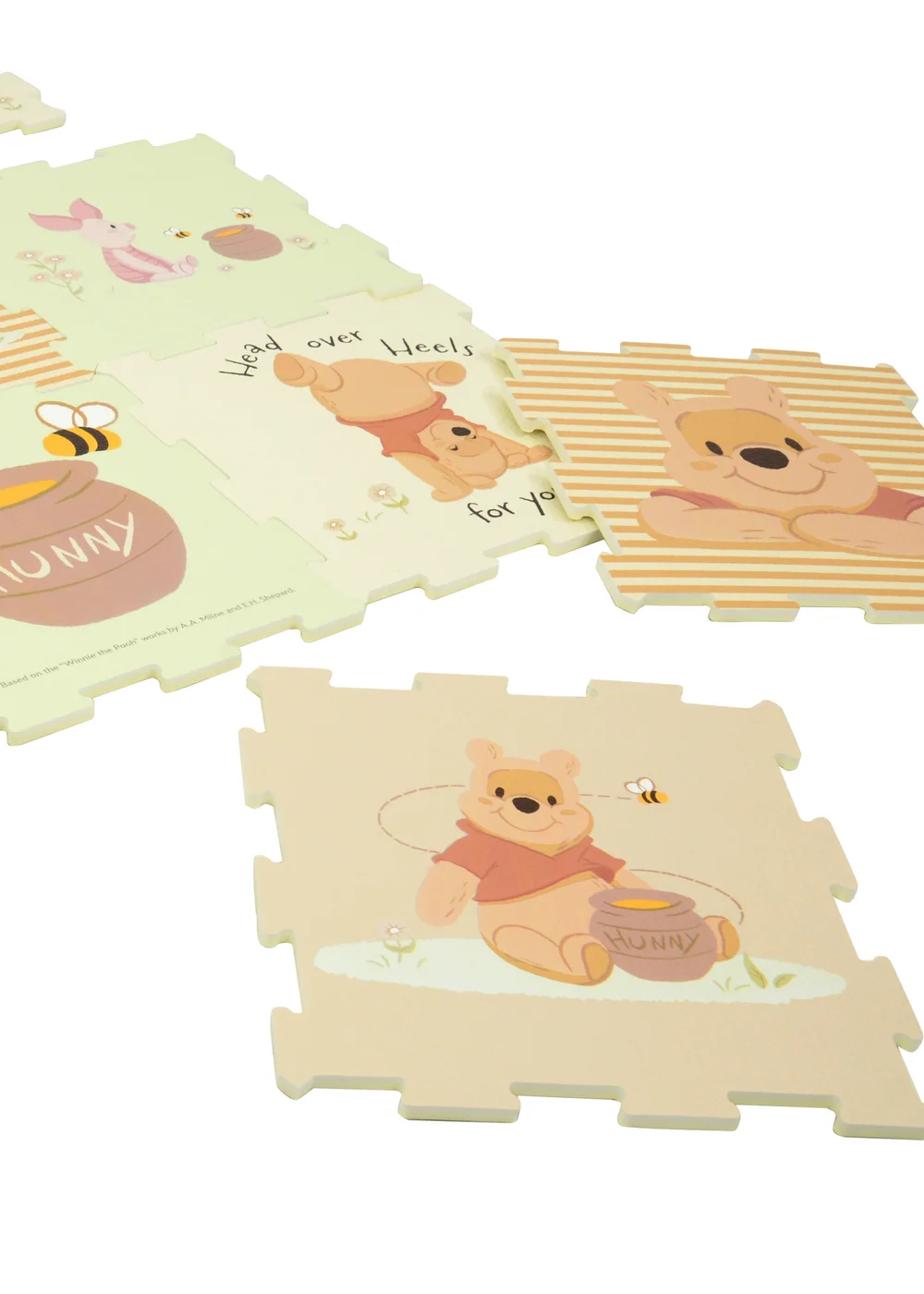 Winnie The Pooh 12 Piece EVA Play Mat - One Size Image 6