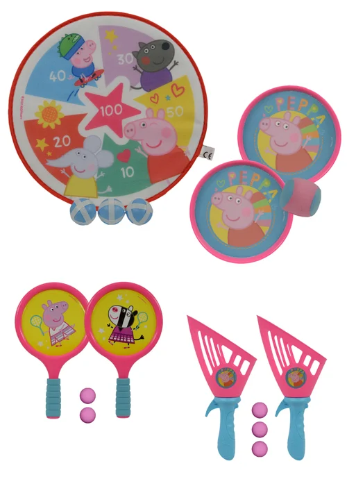 Peppa Pig 4in1 Bumper Box of Garden Games - One Size Image 1