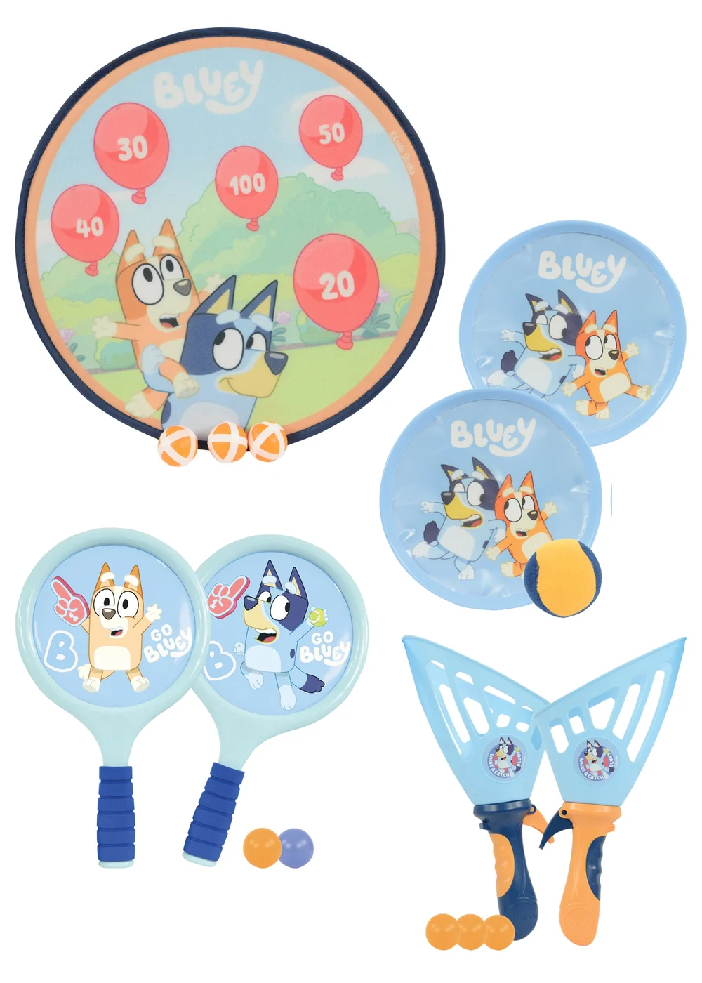 Bluey 4in1 Bumper Box of Garden Games - One Size Image 1