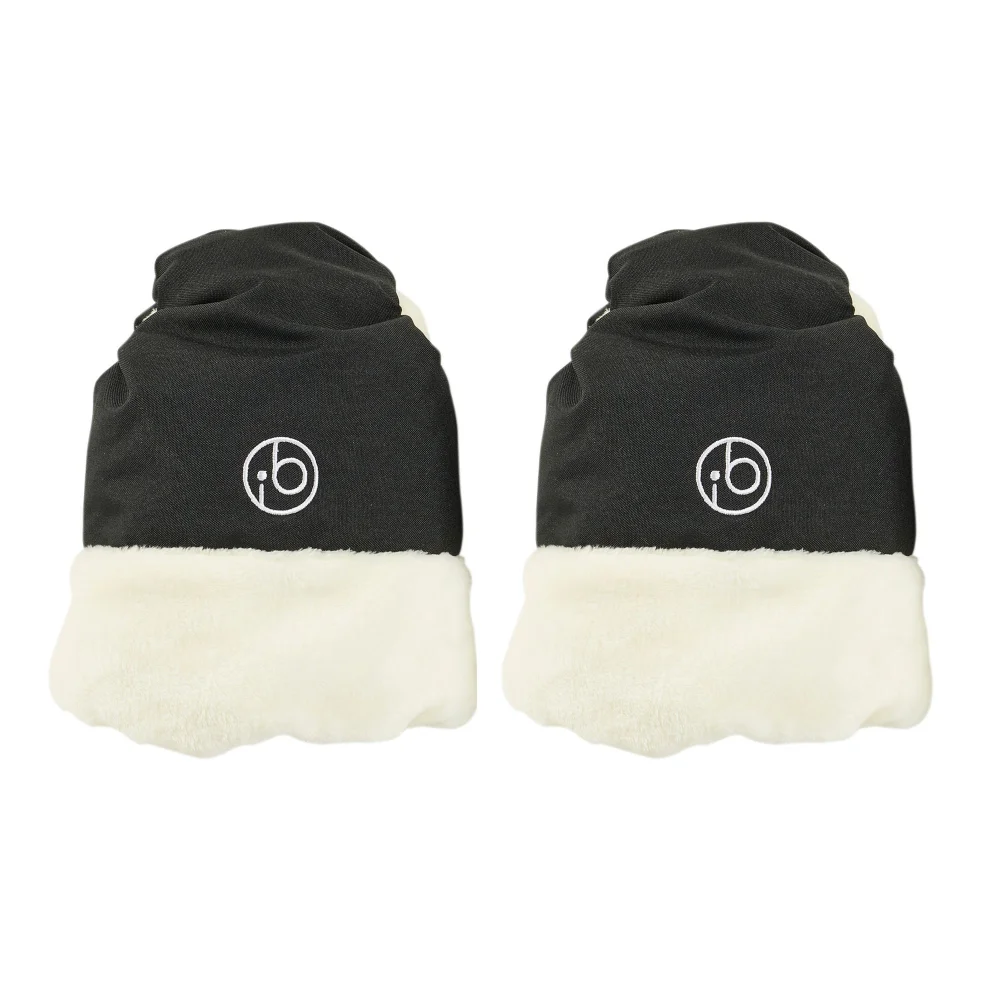 Ickle Bubba Black Pram Mitts - One Size Image 2