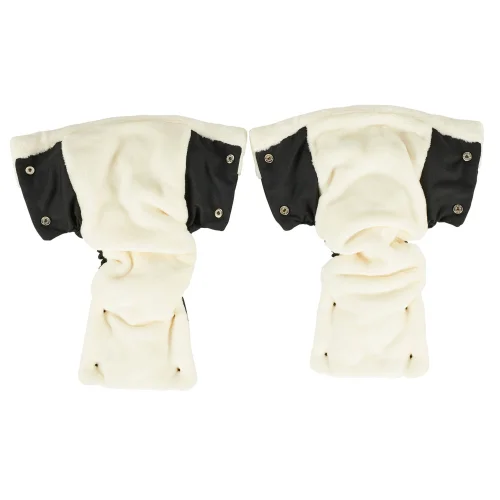 Ickle Bubba Black Pram Mitts - One Size Image 3