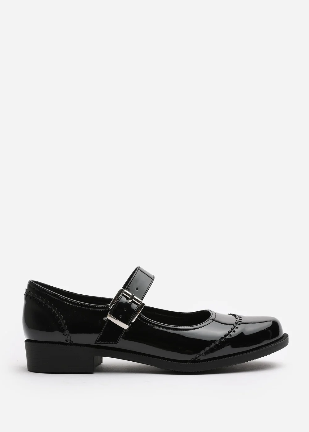 Where's That From Marissa Black Patent Extra Wide-Fit Mary Jane Pumps - 4 Image 2