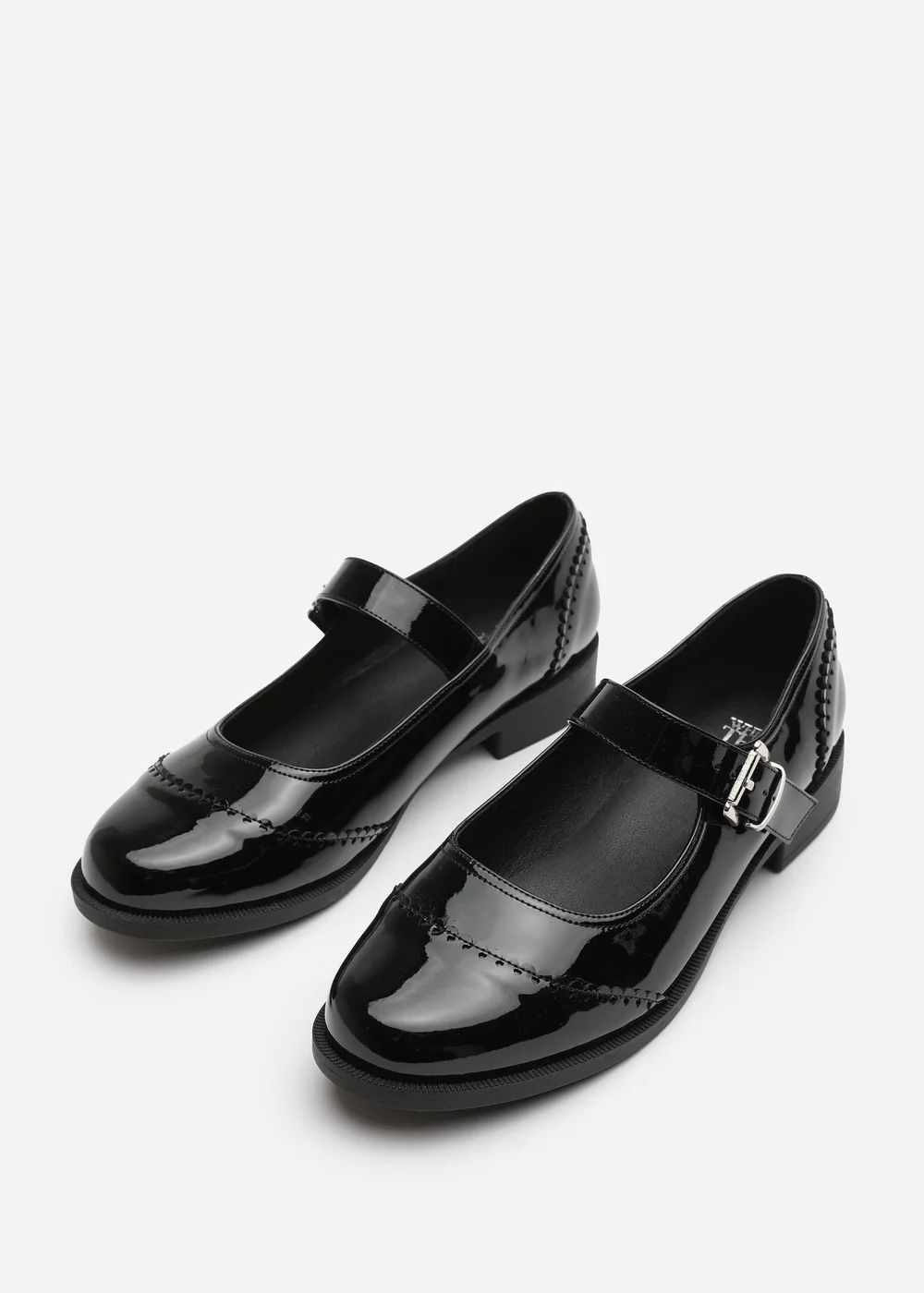 Where's That From Marissa Black Patent Extra Wide-Fit Mary Jane Pumps - 4 Image 3