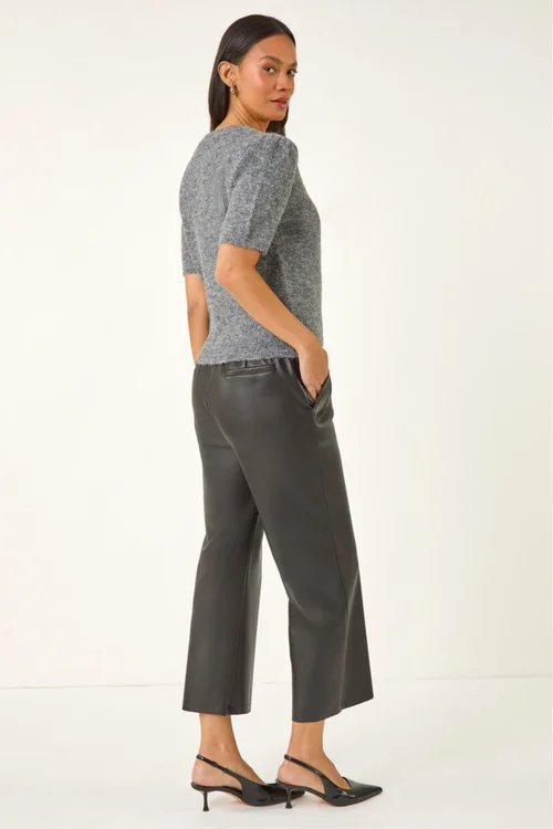Dusk Grey Diamante Jewelled Knit Jumper - 12 Image 4