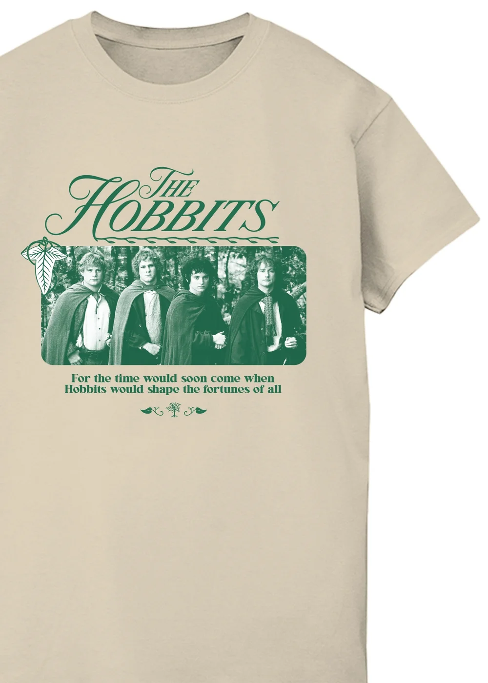 Spiral Galaxy Lord Of The Rings The Hobbits Sand Graphic T-Shirt - XL Image 2