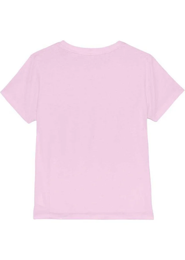 K-Pop Demon Hunters Kids Pink Pastel Logo T-Shirt (3-13yrs)