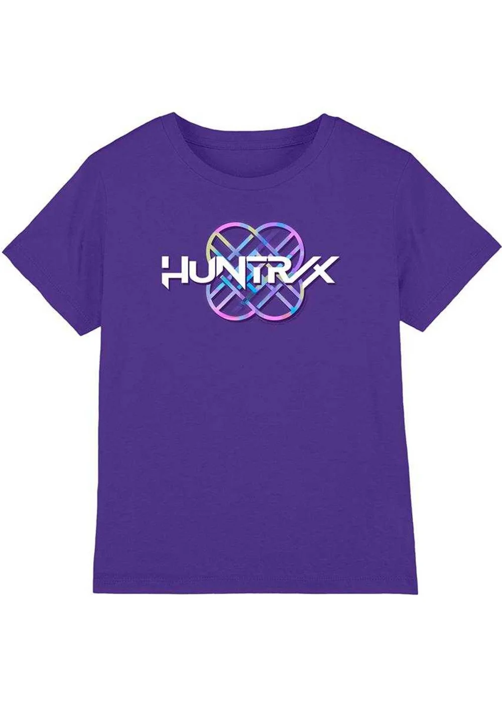 K-Pop Demon Hunters Kids Purple Pastel Logo T-Shirt (3-13yrs) - 9 Yrs Image 1