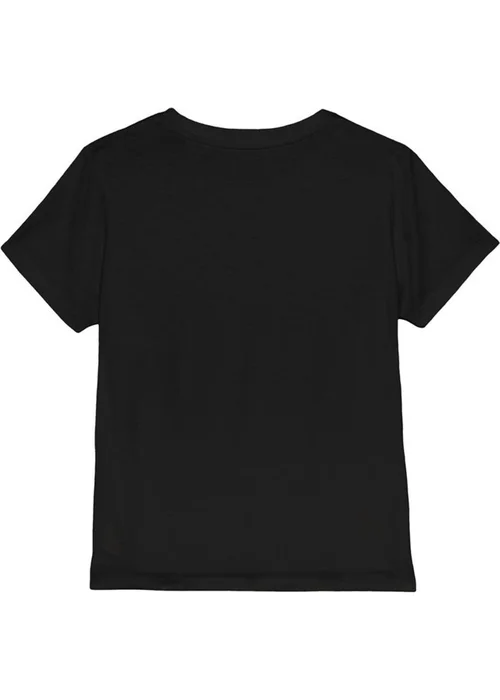 K-Pop Demon Hunters Kids Black Huntr/X Poster T-Shirt (3-13yrs) - 7-8 Yrs Image 2