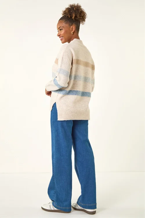 Roman Stone Soft Stripe Knit Jumper - 18 Image 4