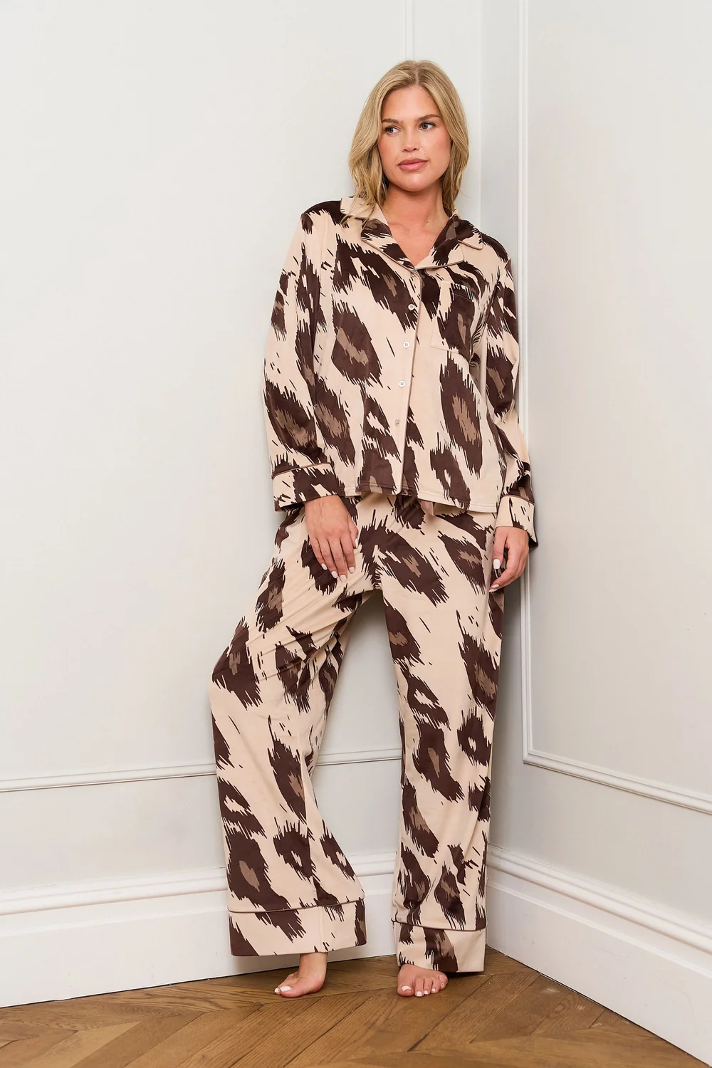 JimJam Multi Animal Print Pyjama - Medium Image 1