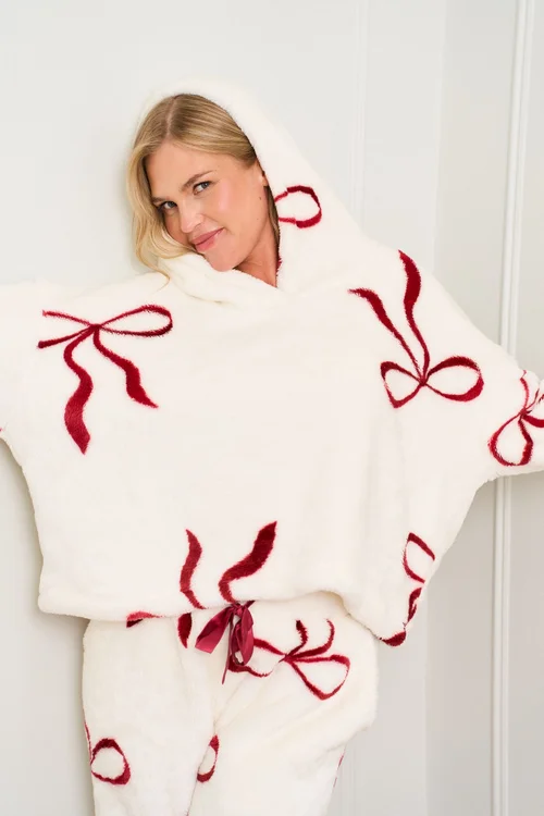 JimJam Multi Red Bow Print Twosie - Large/Extra Large Image 2