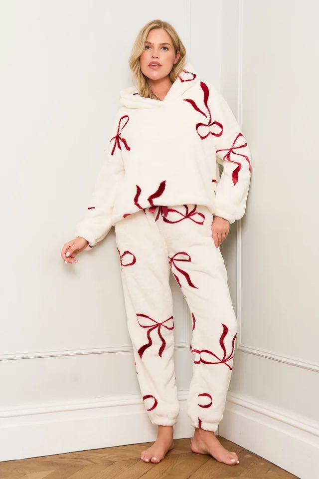 JimJam Multi Red Bow Print Twosie