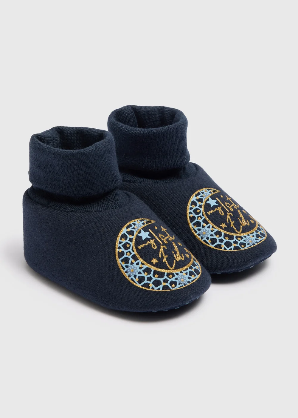 Baby Navy My First Eid Sock Boots (Newborn-12mths) - Age 6 - 9 Months Image 1