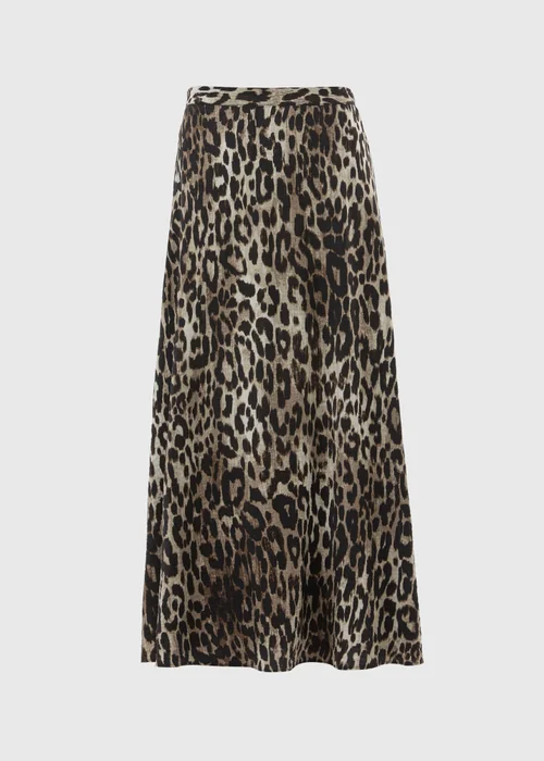Brown Leopard Print Co Ord Midaxi Skirt - 26 Image 4