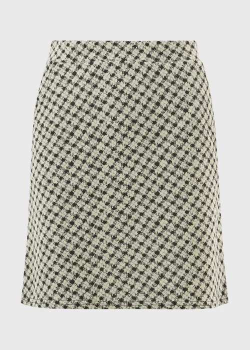 Black Check Jacquard Mini Skirt - 20 Image 2