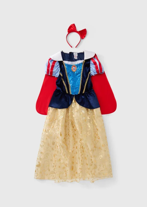 Disney Girls Blue Snow White Costume (3-9yrs) - 3 Yrs Image 1