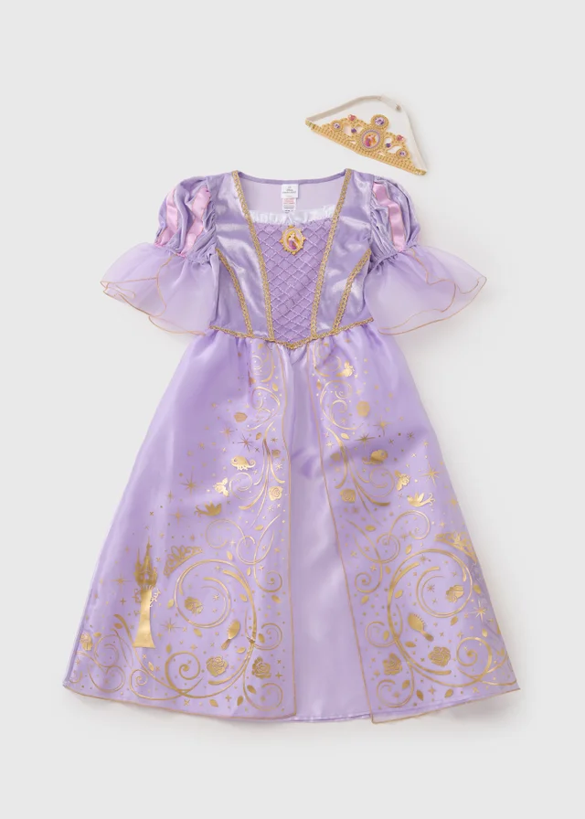 Purple Rapunzel Fancy Dress (3-9yrs)