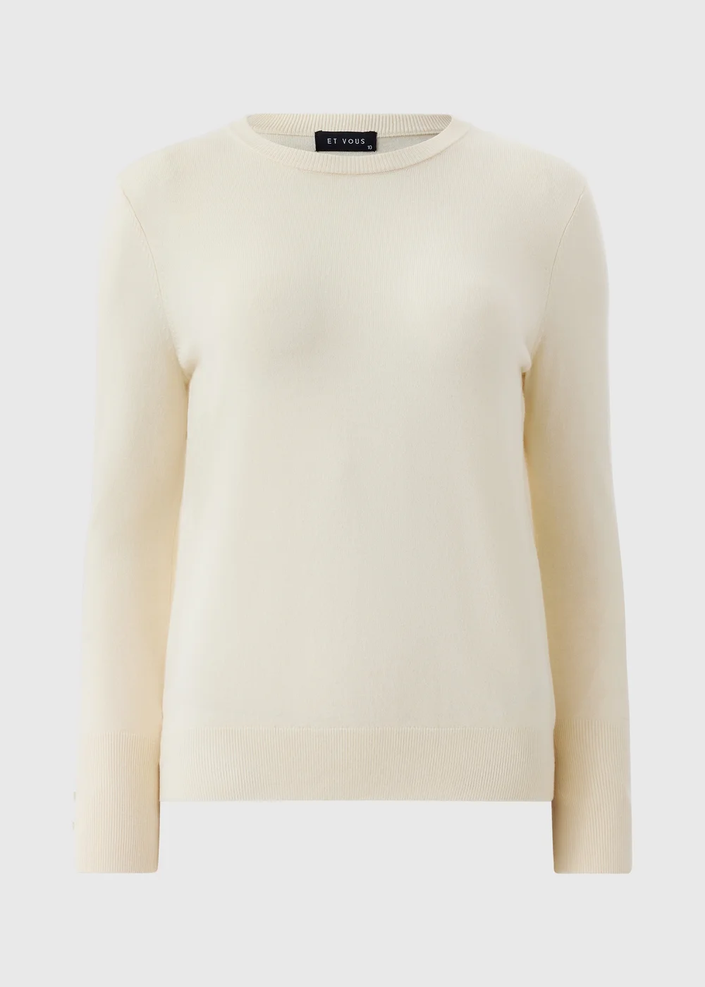 Et Vous Ivory Fine Gauge Jumper - 24 Image 4