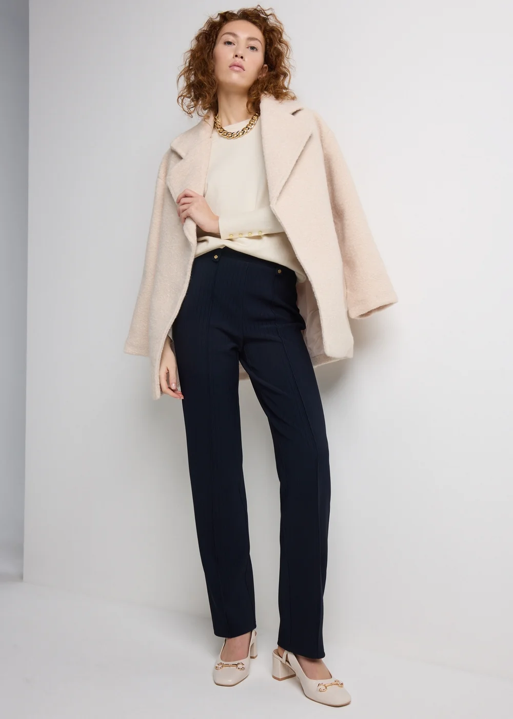 Et Vous Ivory Fine Gauge Jumper - 24 Image 2