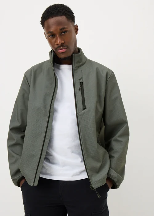 Charcoal Funnel Soft Shell Jacket - S Image 1